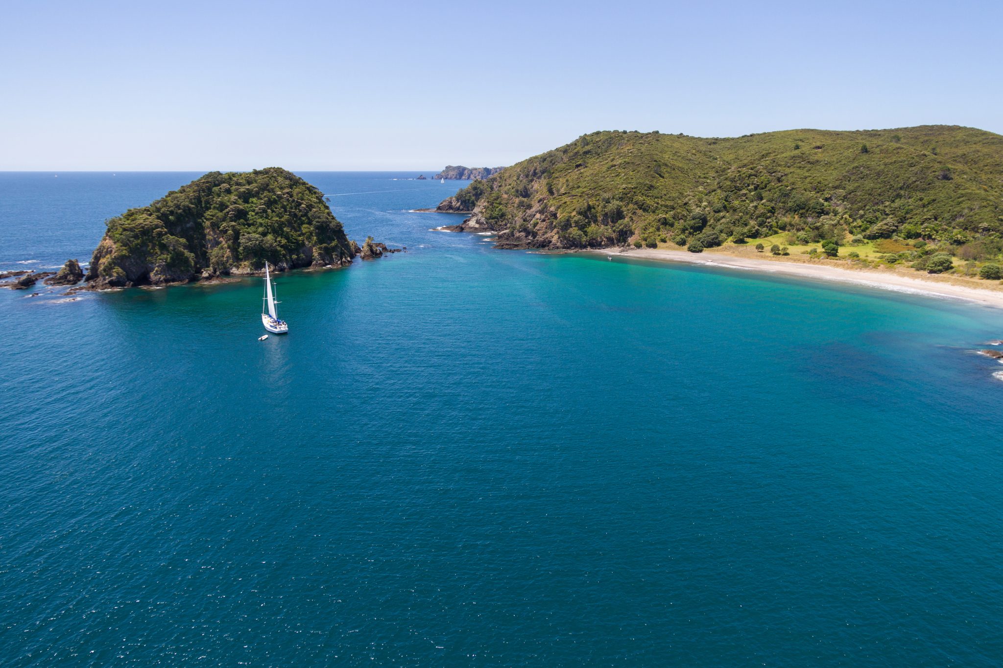 Moturua Island, cruising ground, Bay of Islands, New Zealand