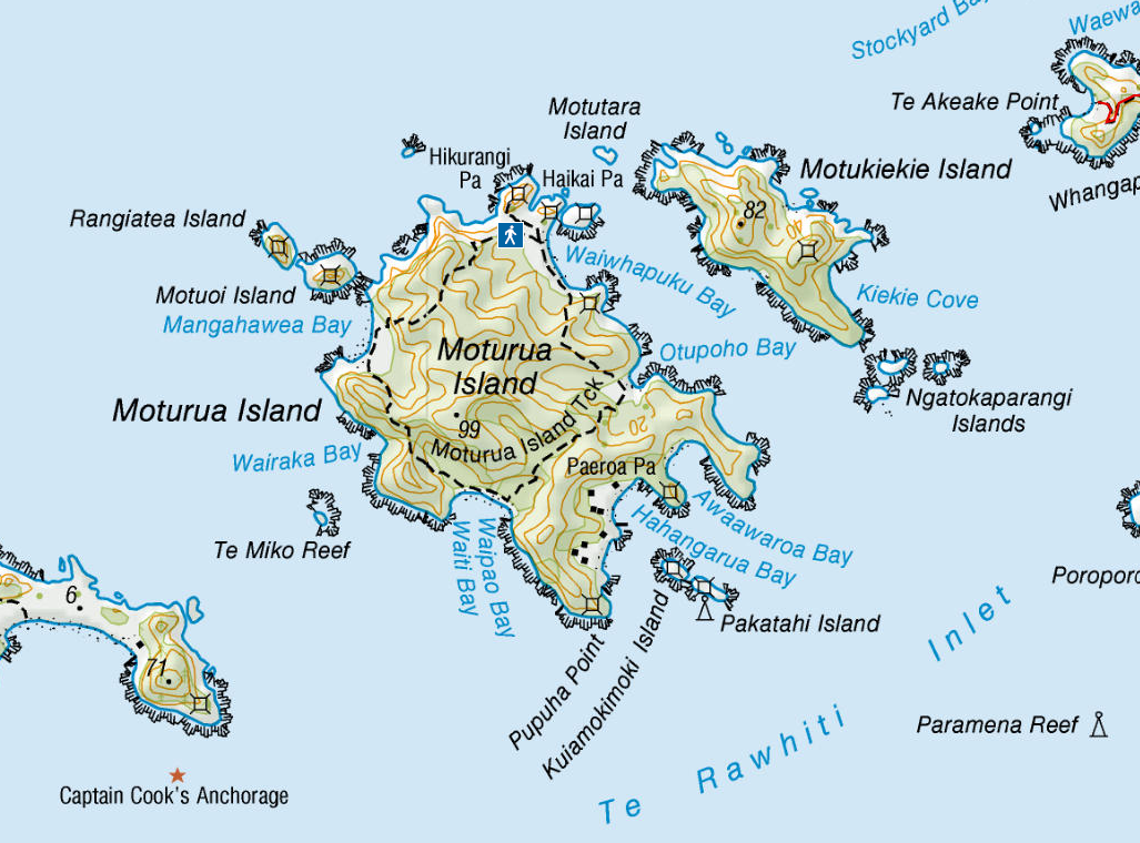 Moturua Island, cruising ground, Bay of Islands, New Zealand